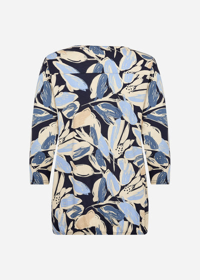 SC-FELICITY AOP 512 Bluse Lyseblå