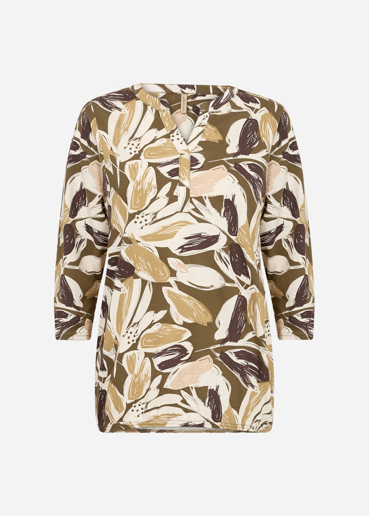 SC-FELICITY AOP 512 Bluse Oliven