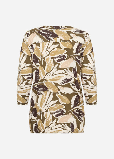 SC-FELICITY AOP 512 Bluse Oliven