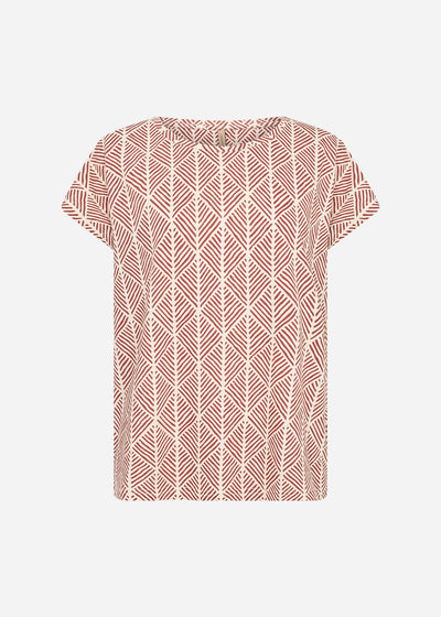 SC-FELICITY AOP 513 T-shirt Rød