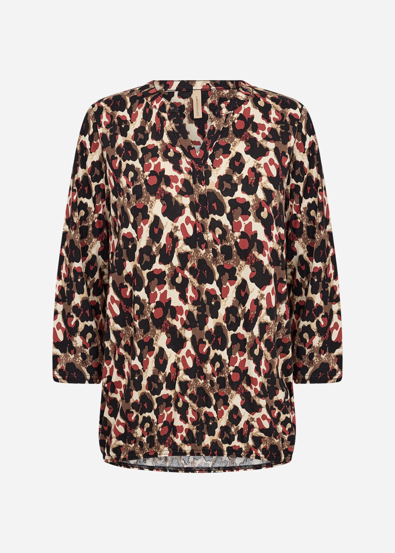 SC-FELICITY AOP 516 Bluse Rød