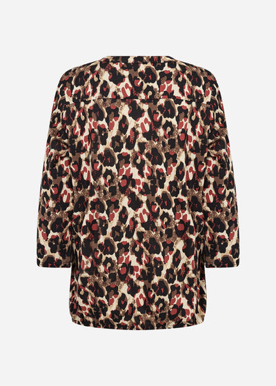 SC-FELICITY AOP 516 Bluse Rød