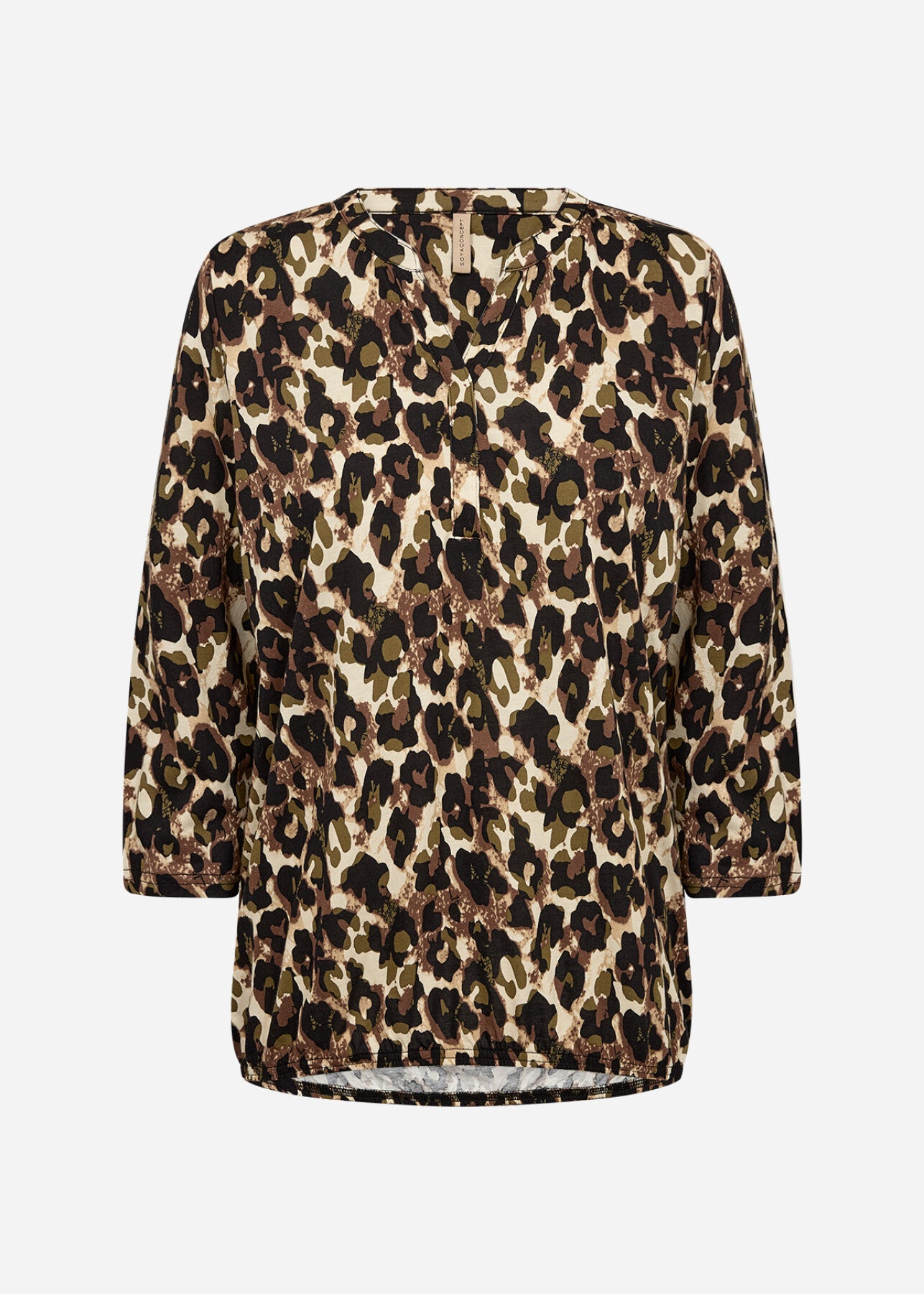 SC-FELICITY AOP 516 Bluse Oliven