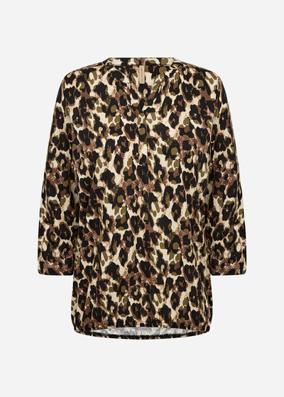 SC-FELICITY AOP 516 Bluse Oliven