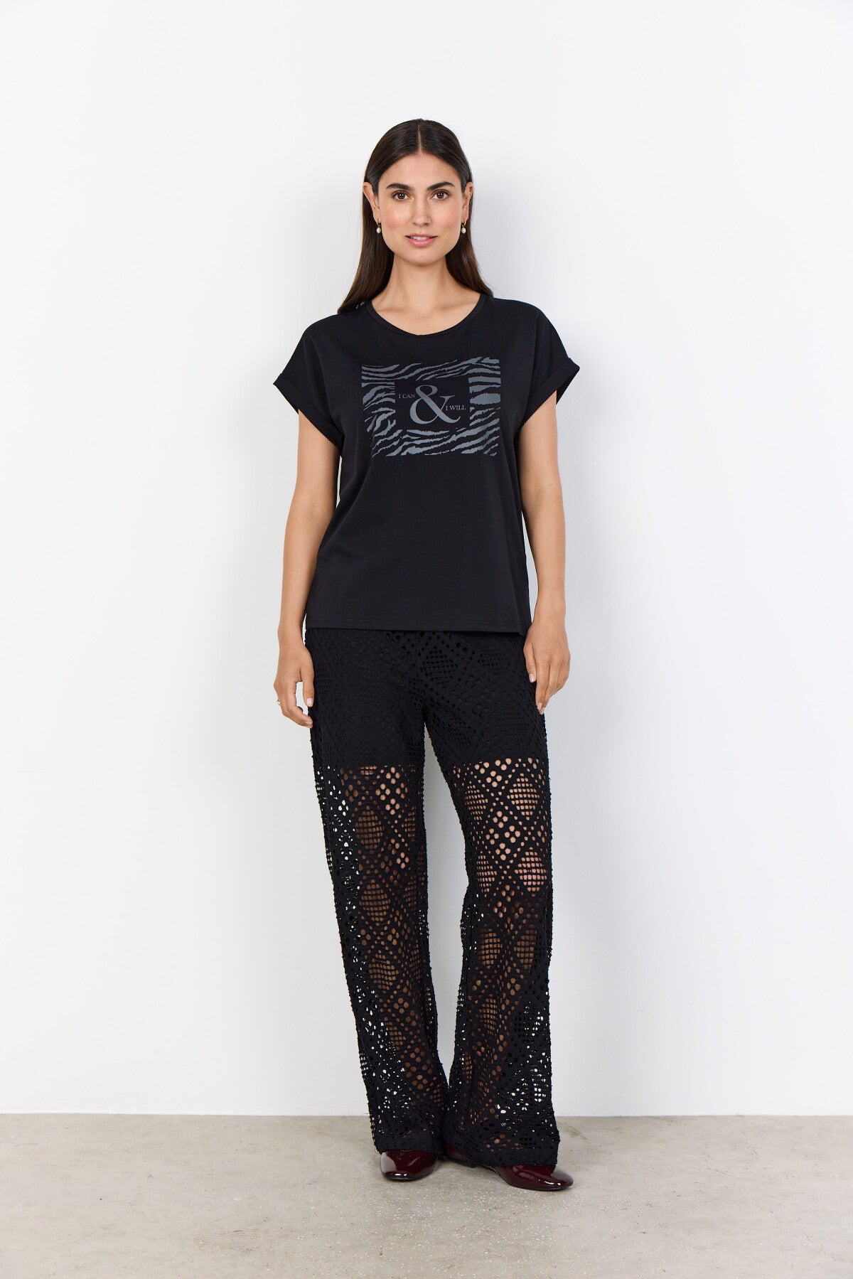 SC-RINA FP 7 T-shirt Sort