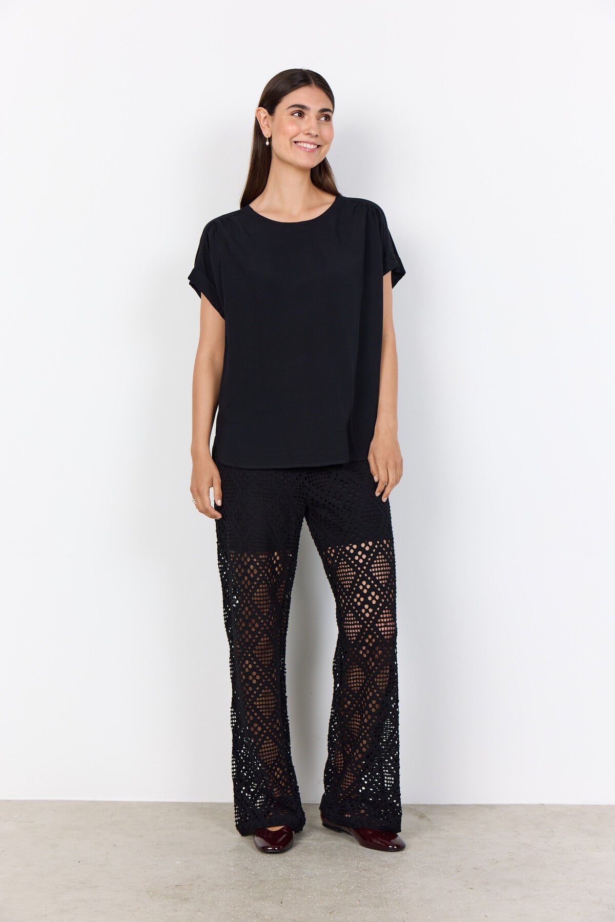 SC-RADIA 214 Bluse Sort