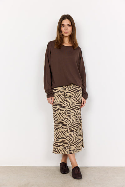 SC-FELUCCA 2 Bluse Mørk brun