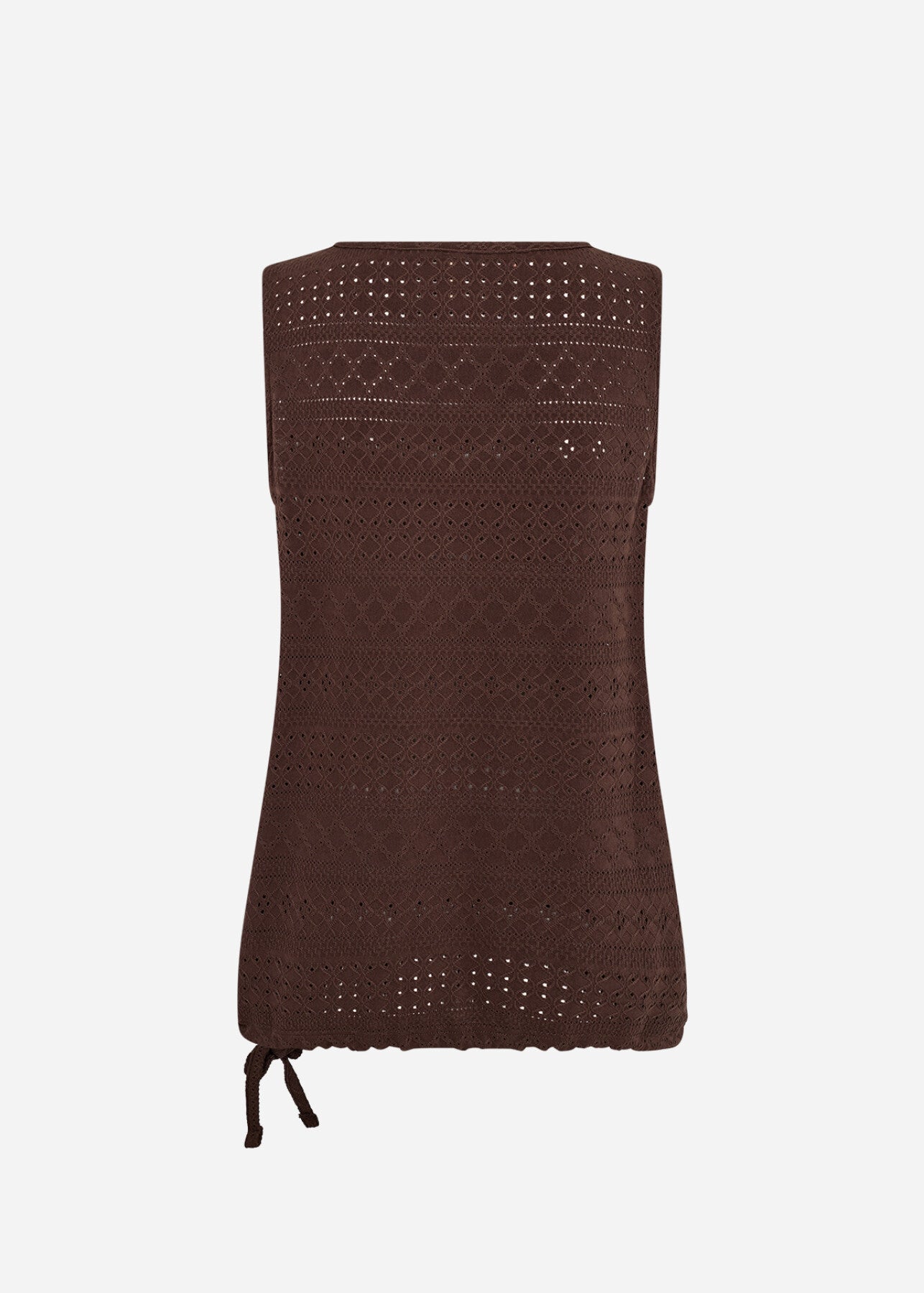 SC-SATINE 1 Top Mørk brun