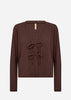 SC-SHONAS 3 Cardigan Mørk brun