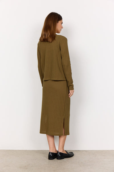 SC-SHONAS 3 Cardigan Oliven