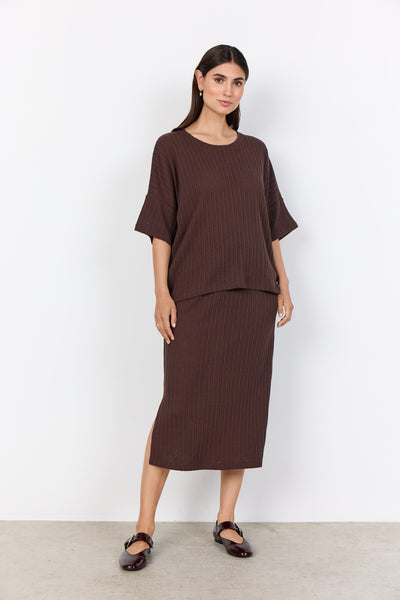 SC-SHONAS 2 Bluse Mørk brun