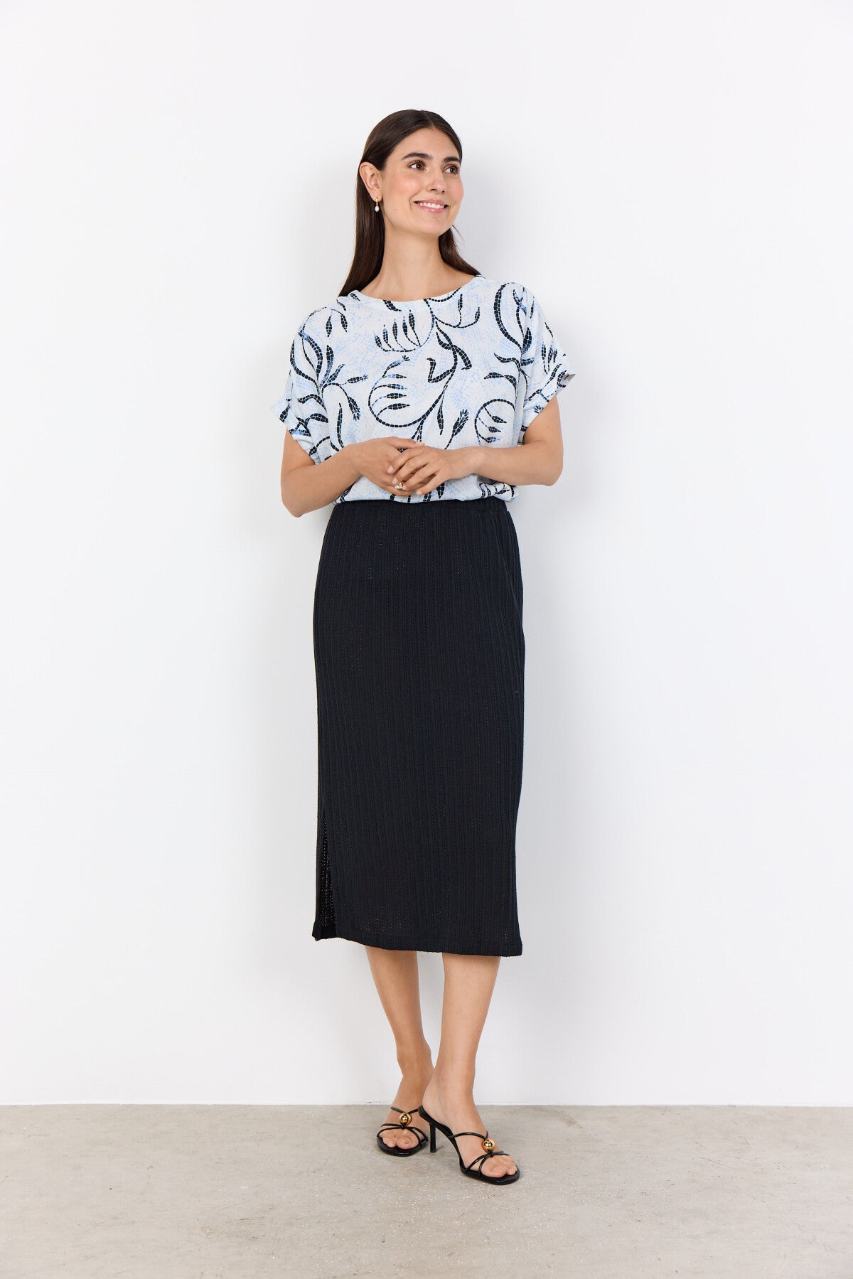 SC-SABIRA 1 Bluse Lyseblå