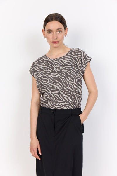 SC-GALINA 60 T-shirt Mørk brun