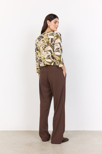 SC-FELICITY AOP 512 Bluse Oliven