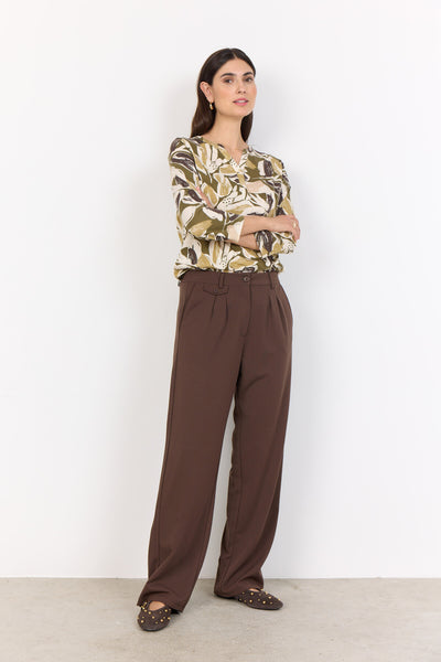 SC-FELICITY AOP 512 Bluse Oliven