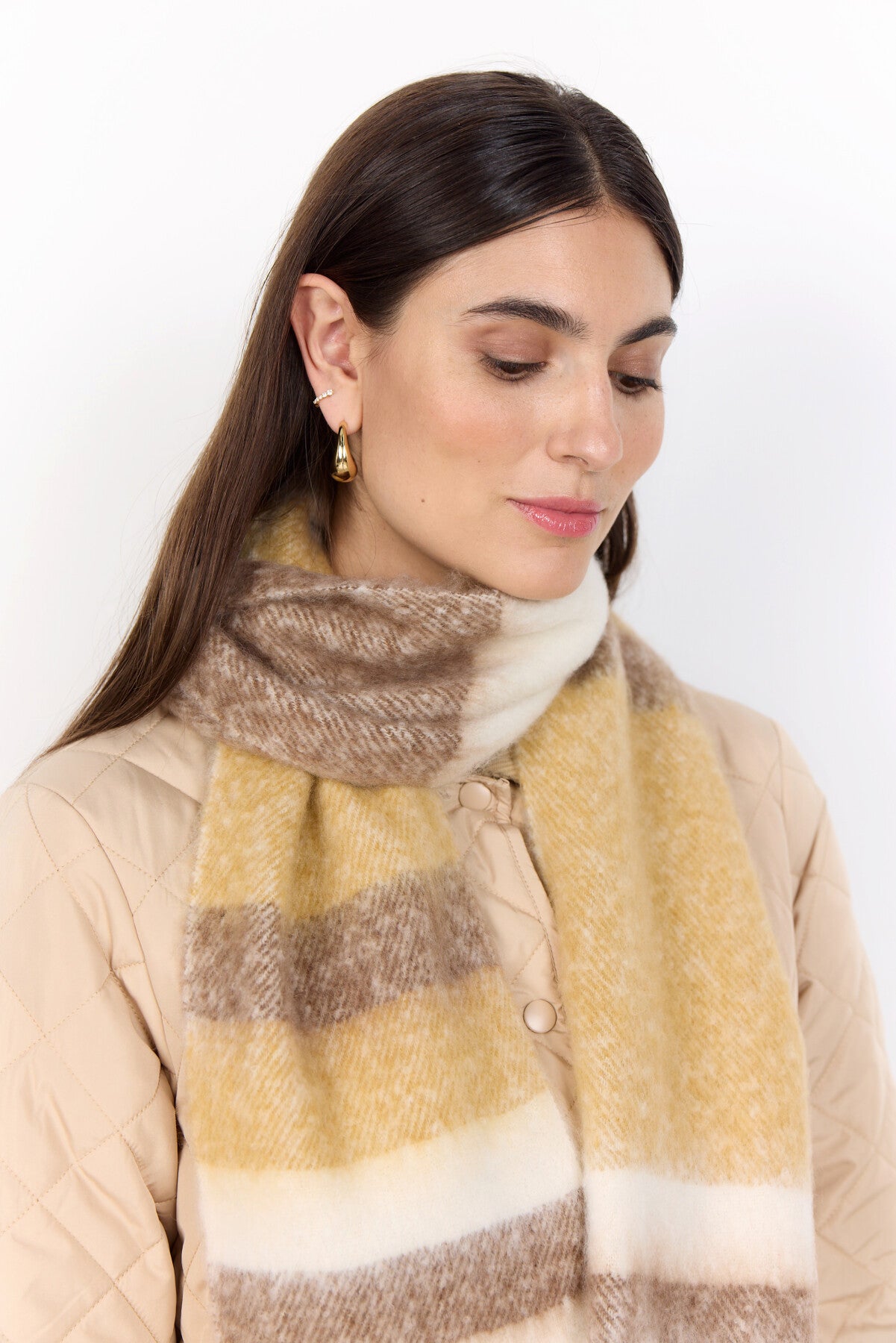 SC-SENELLA 1 Tørklæde Camel