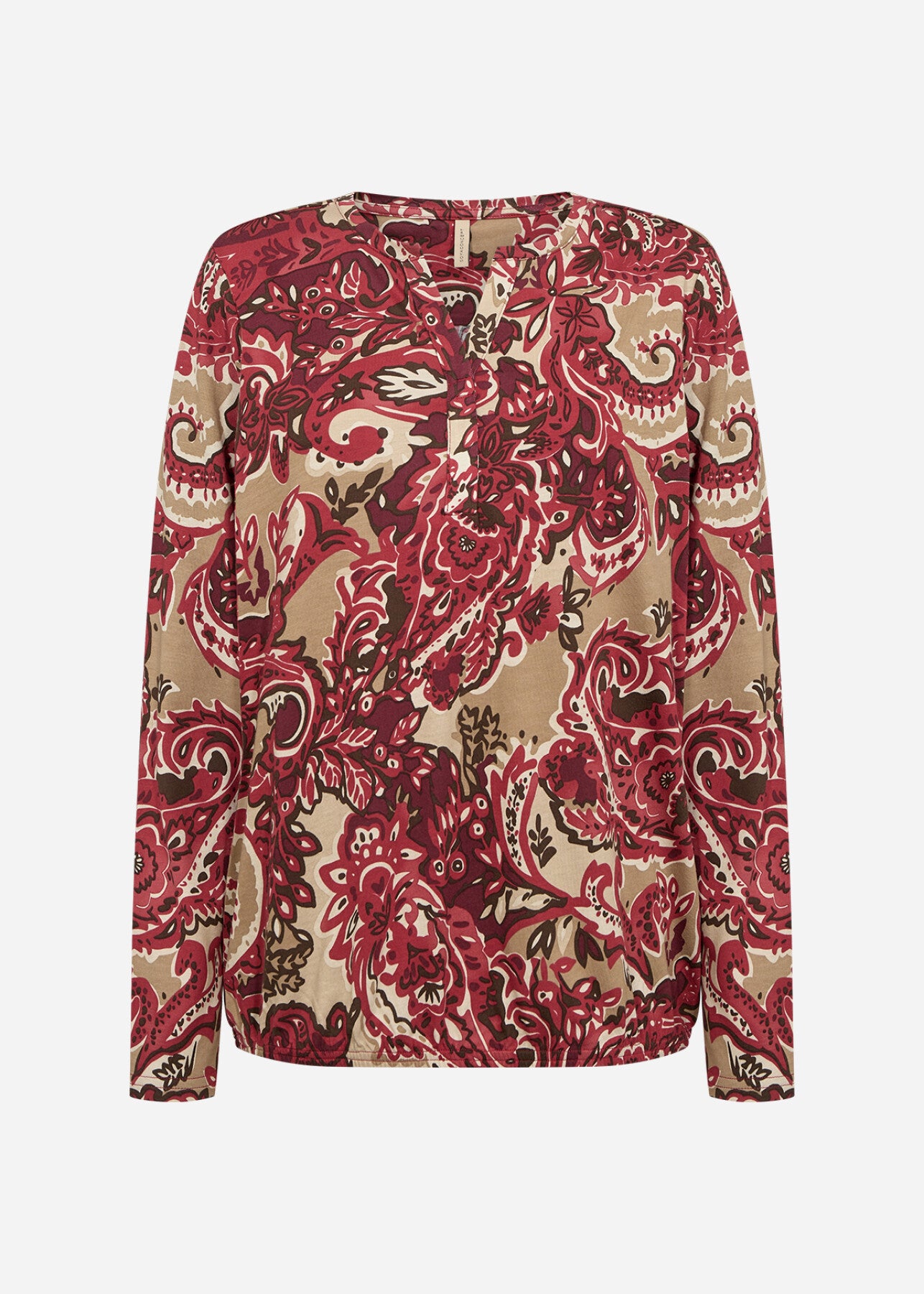 SC-FELICITY AOP 518 Bluse Rød