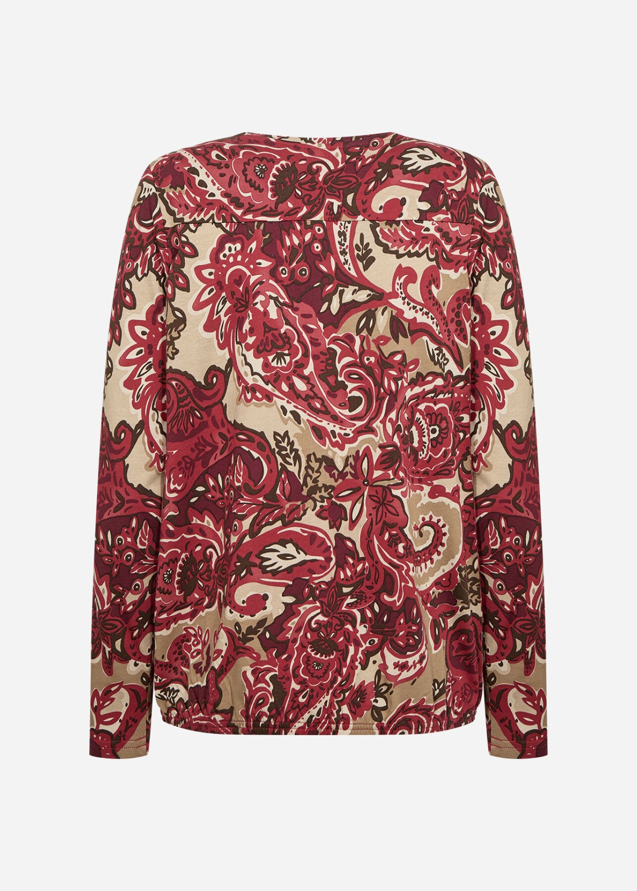 SC-FELICITY AOP 518 Bluse Rød