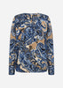 SC-FELICITY AOP 518 Bluse Mørk blå