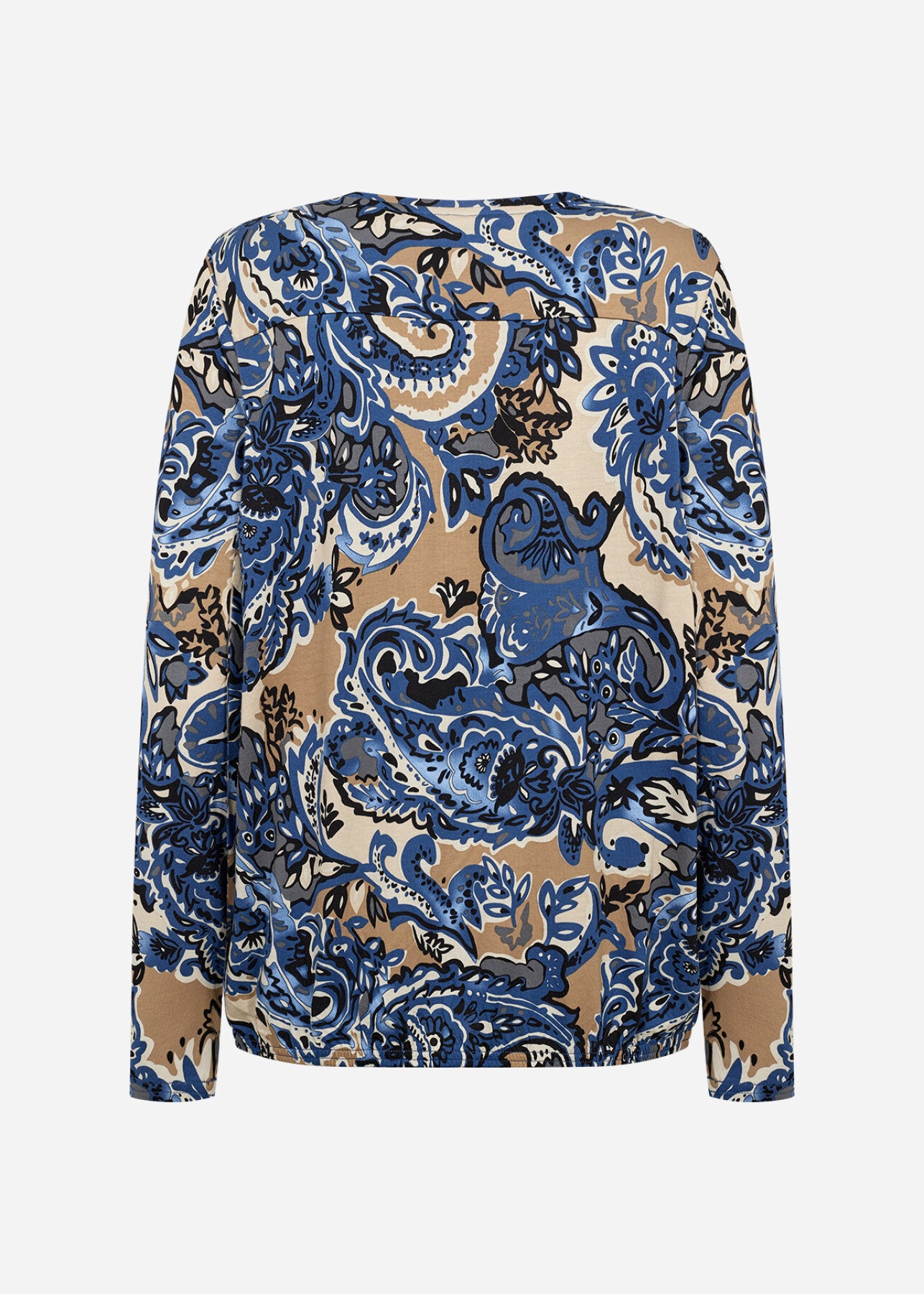SC-FELICITY AOP 518 Bluse Mørk blå