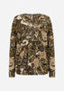 SC-FELICITY AOP 518 Bluse Mørkegrøn