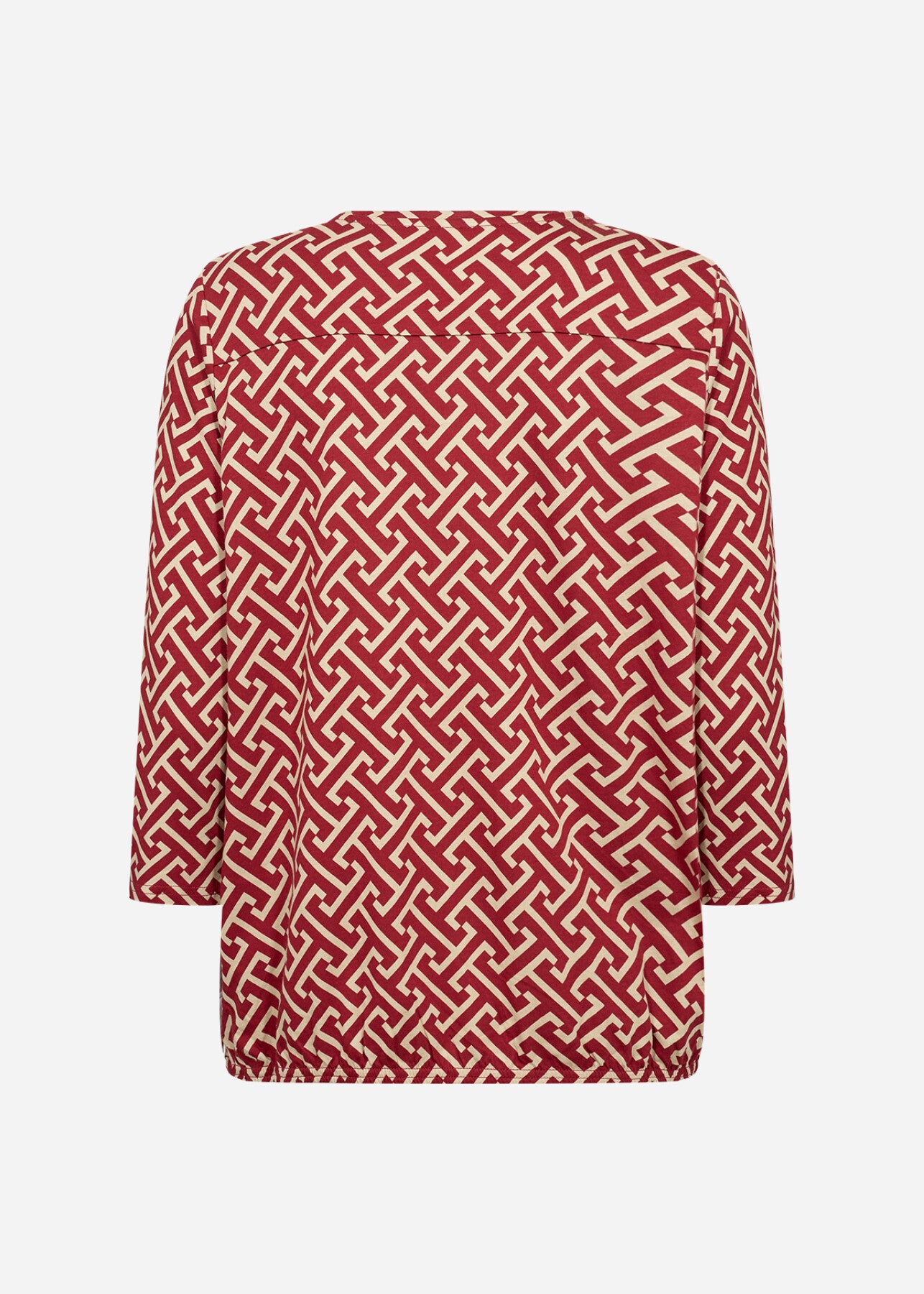 SC-FELICITY AOP 519 Bluse Rød