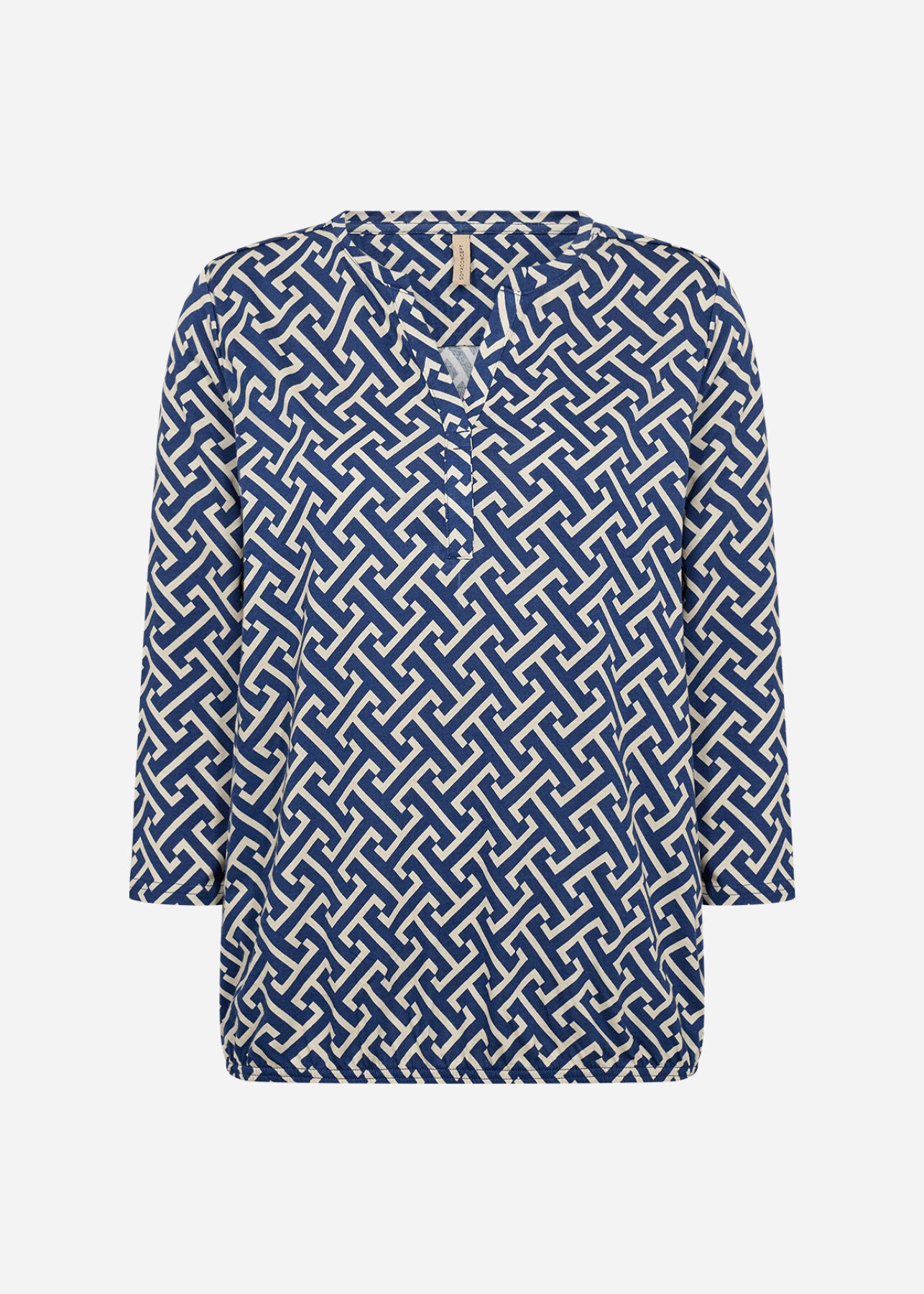 SC-FELICITY AOP 519 Bluse Mørk blå