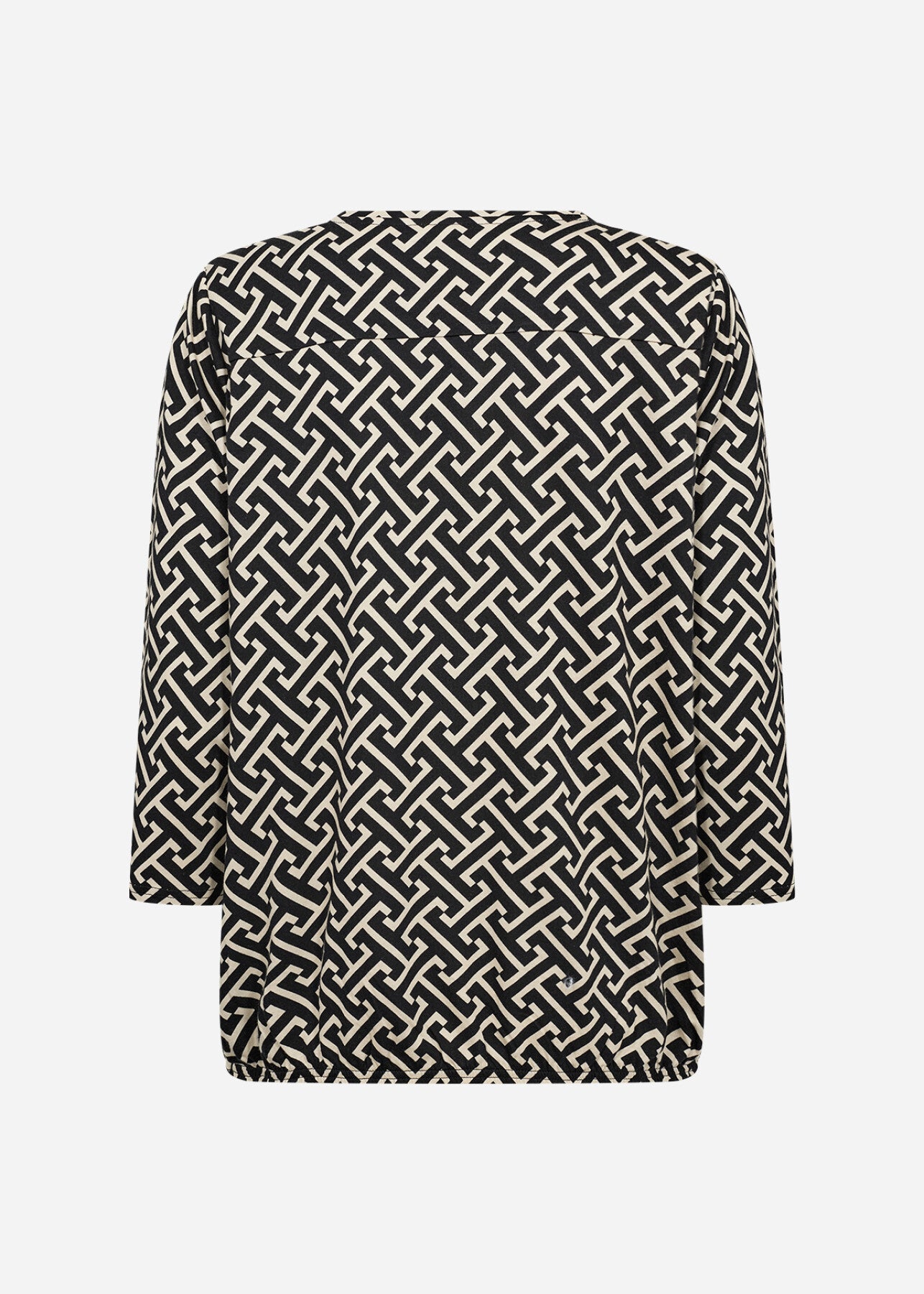 SC-FELICITY AOP 519 Bluse Sort