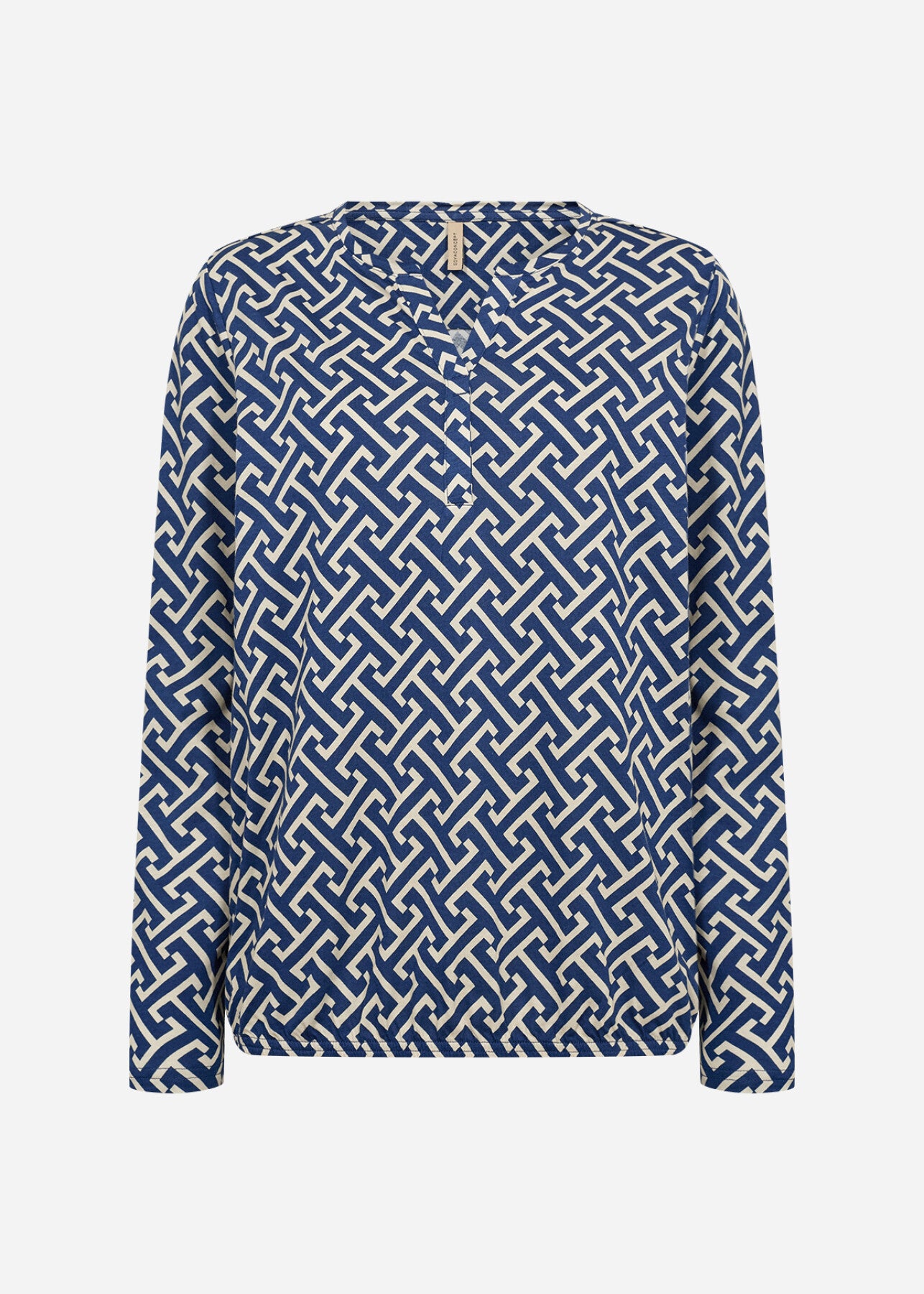 SC-FELICITY AOP 520 Bluse Mørk blå