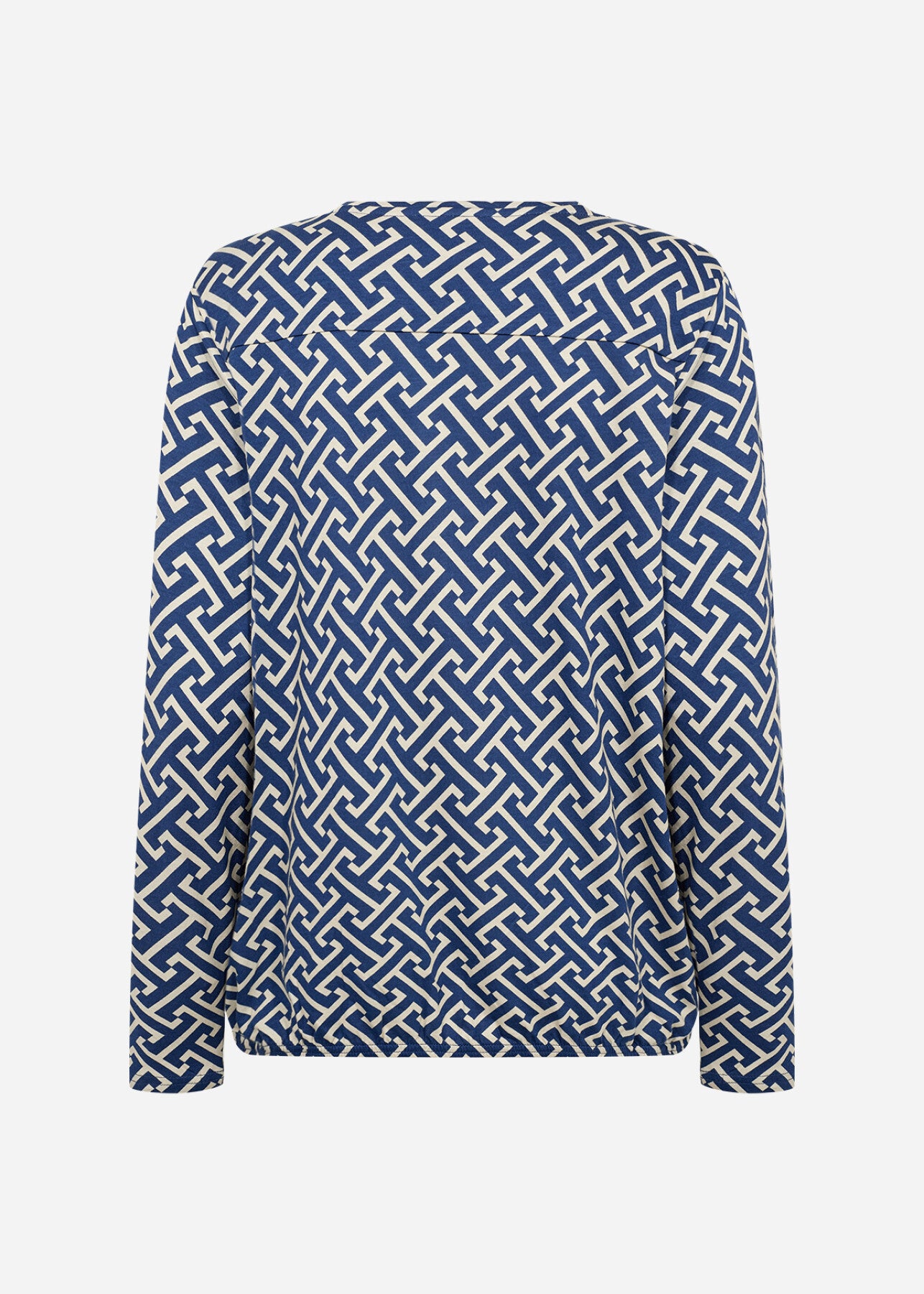 SC-FELICITY AOP 520 Bluse Mørk blå