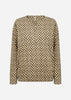 SC-FELICITY AOP 520 Bluse Mørkegrøn