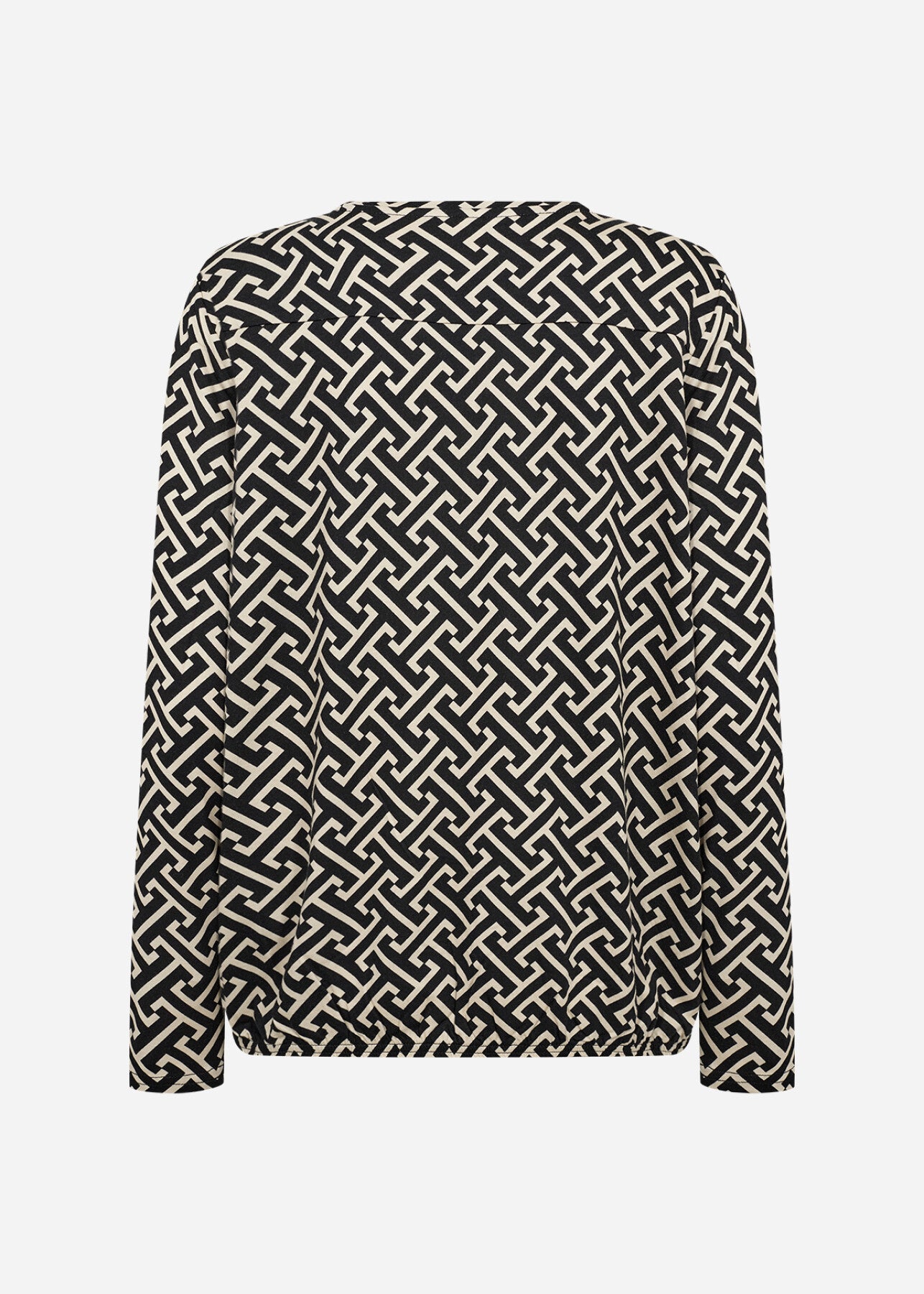 SC-FELICITY AOP 520 Bluse Sort