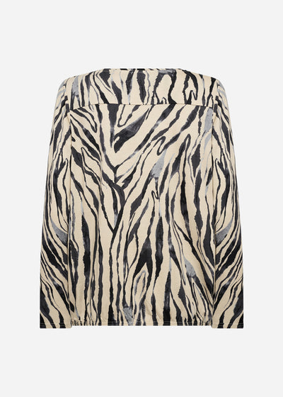 SC-FELICITY AOP 522 Bluse Sort