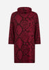 SC-BIARA AOP 146 Sweatshirt Bordeaux