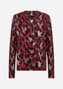 SC-MARICA AOP 341 Bluse Rød