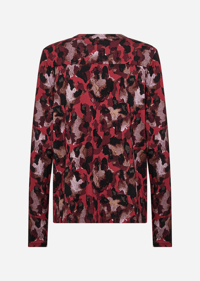 SC-MARICA AOP 341 Bluse Rød