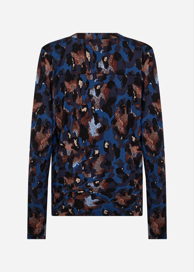 SC-MARICA AOP 341 Bluse Mørk blå