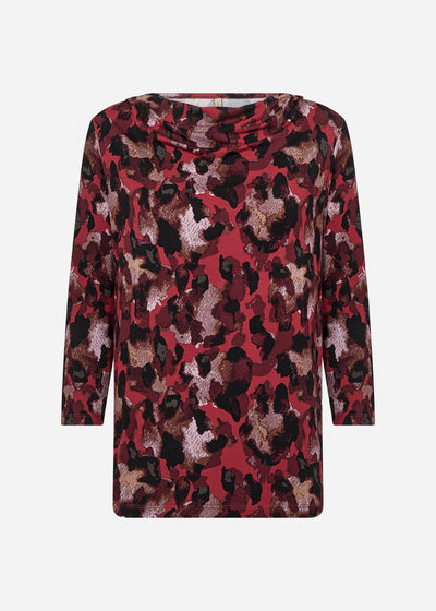 SC-MARICA AOP 342 Bluse Rød
