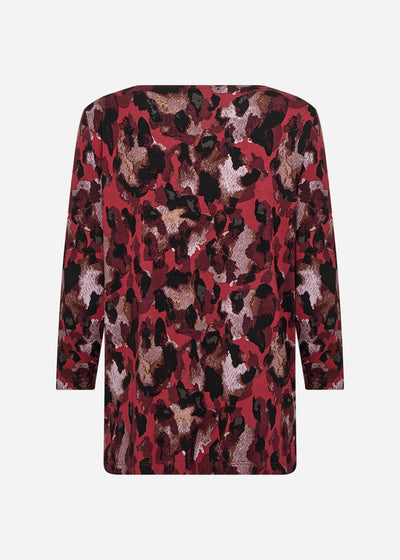 SC-MARICA AOP 342 Bluse Rød