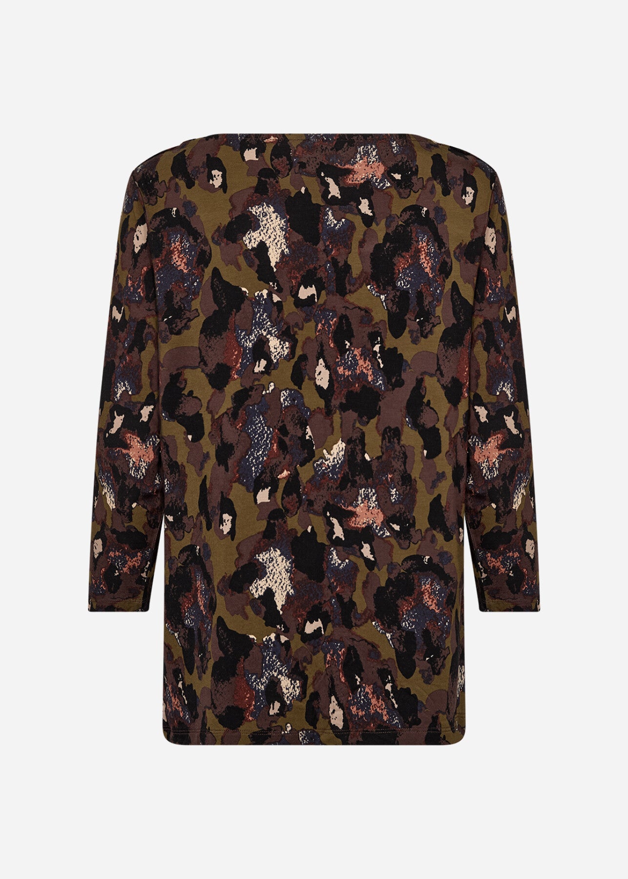 SC-MARICA AOP 342 Bluse Mørkegrøn