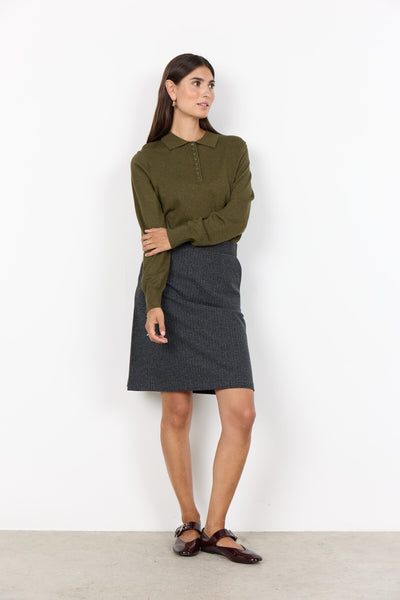SC-DOLLIE 799 Pullover Mørkegrøn