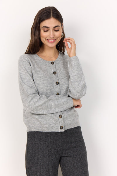 SC-ORLEAN 2 Cardigan Lys grå