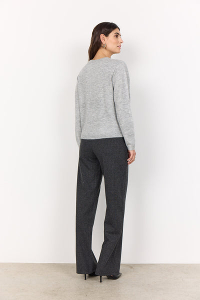 SC-ORLEAN 2 Cardigan Lys grå