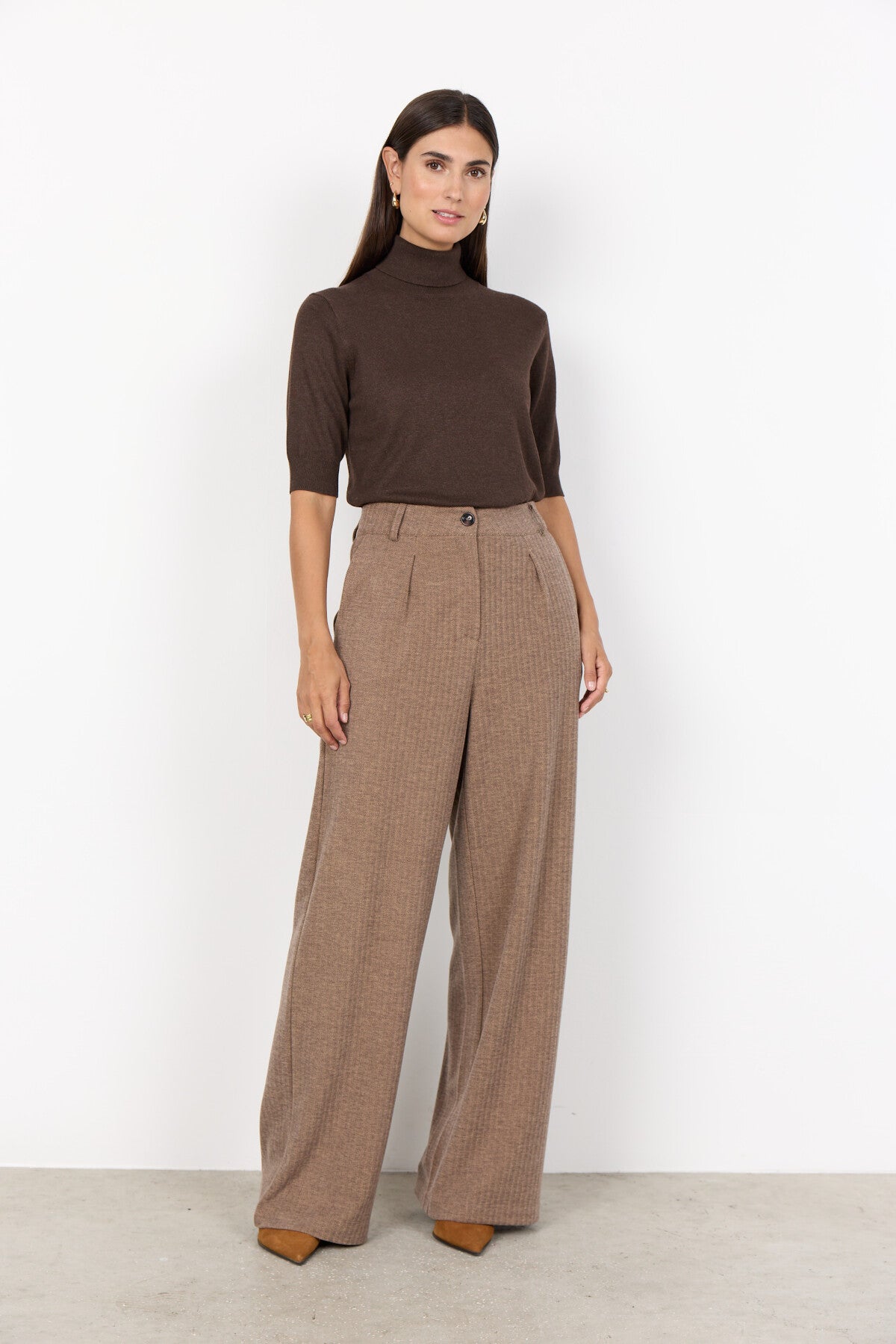 SC-DOLLIE 740 Pullover Mørk brun