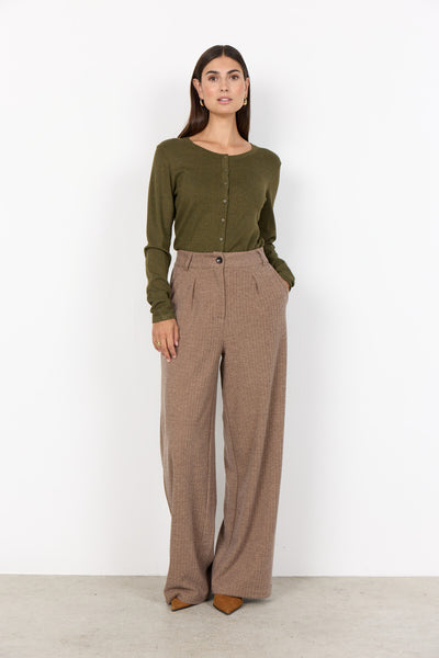 SC-DOLLIE 446 Cardigan Mørkegrøn