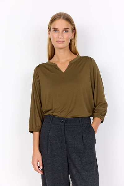 SC-MARICA 338 Bluse Mørkegrøn