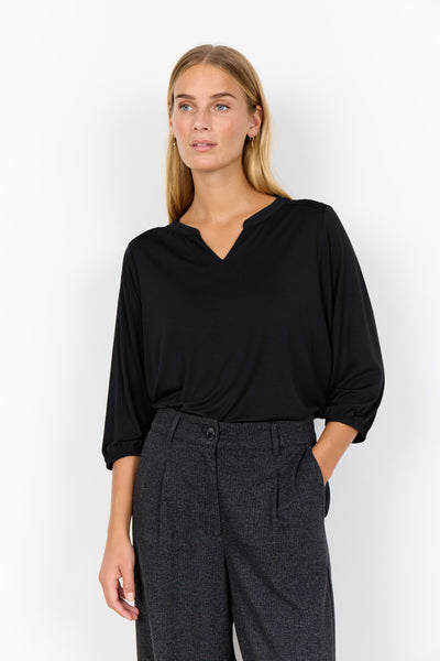 SC-MARICA 338 Bluse Sort