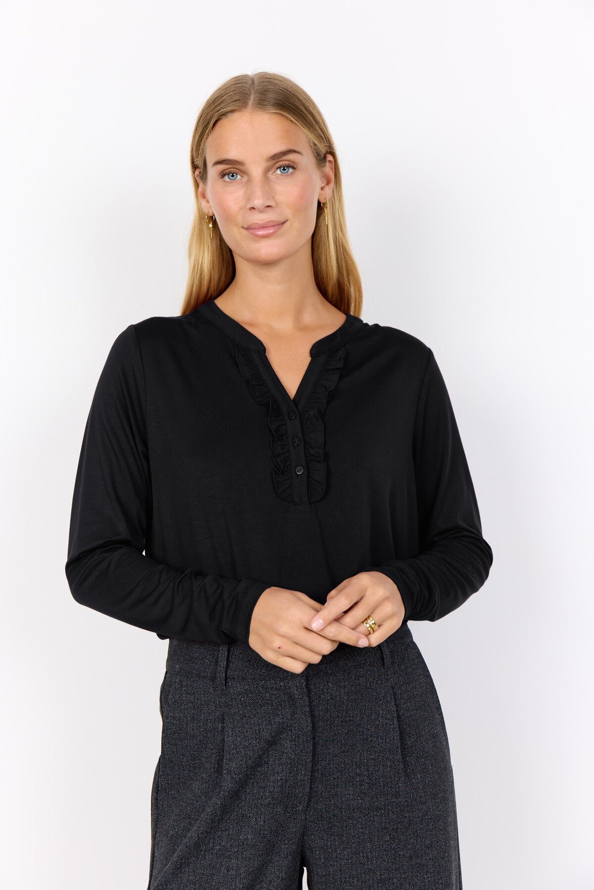 SC-MARICA 339 Bluse Sort