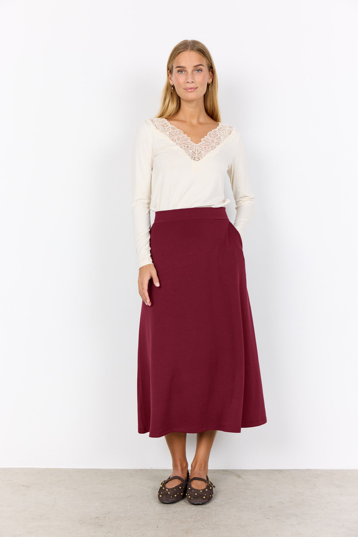 SC-BANU 258 Nederdel Bordeaux