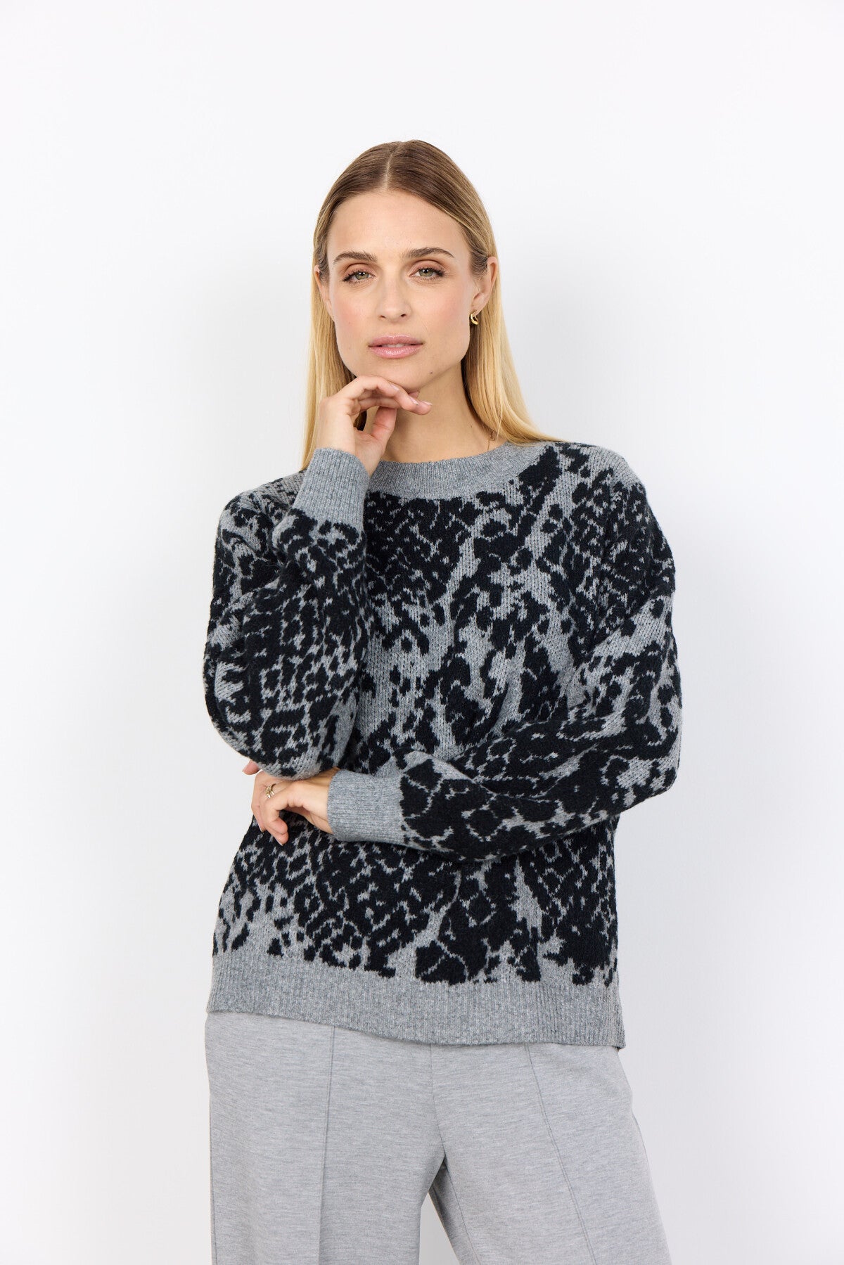 SC-VENDI 1 Pullover Grå
